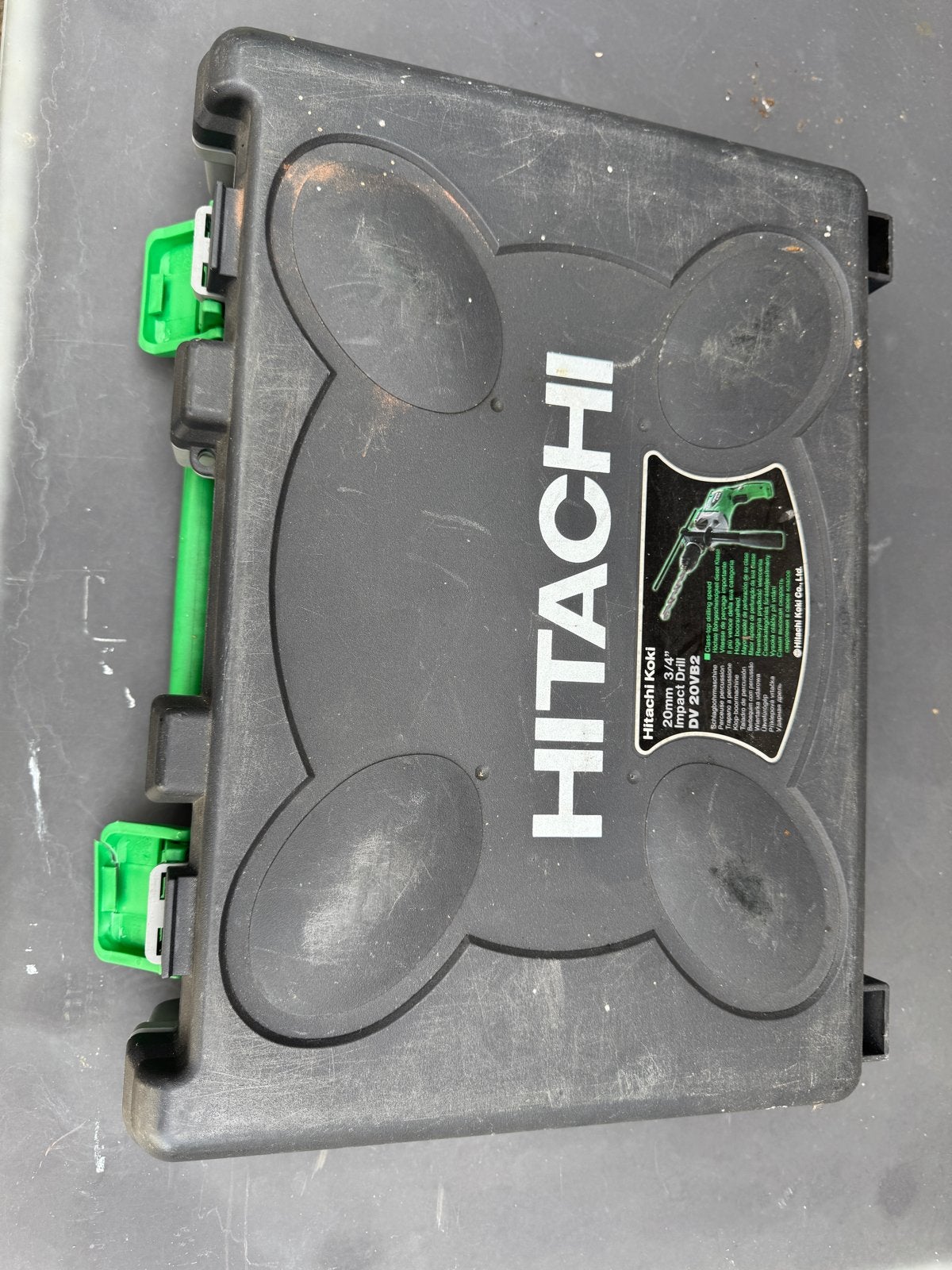Hitachi DV 20VB2 Klopboormachine in koffer, Doe-het-zelf en Verbouw, Gereedschap | Boormachines, Ophalen, Boor- en/of Breekhamer