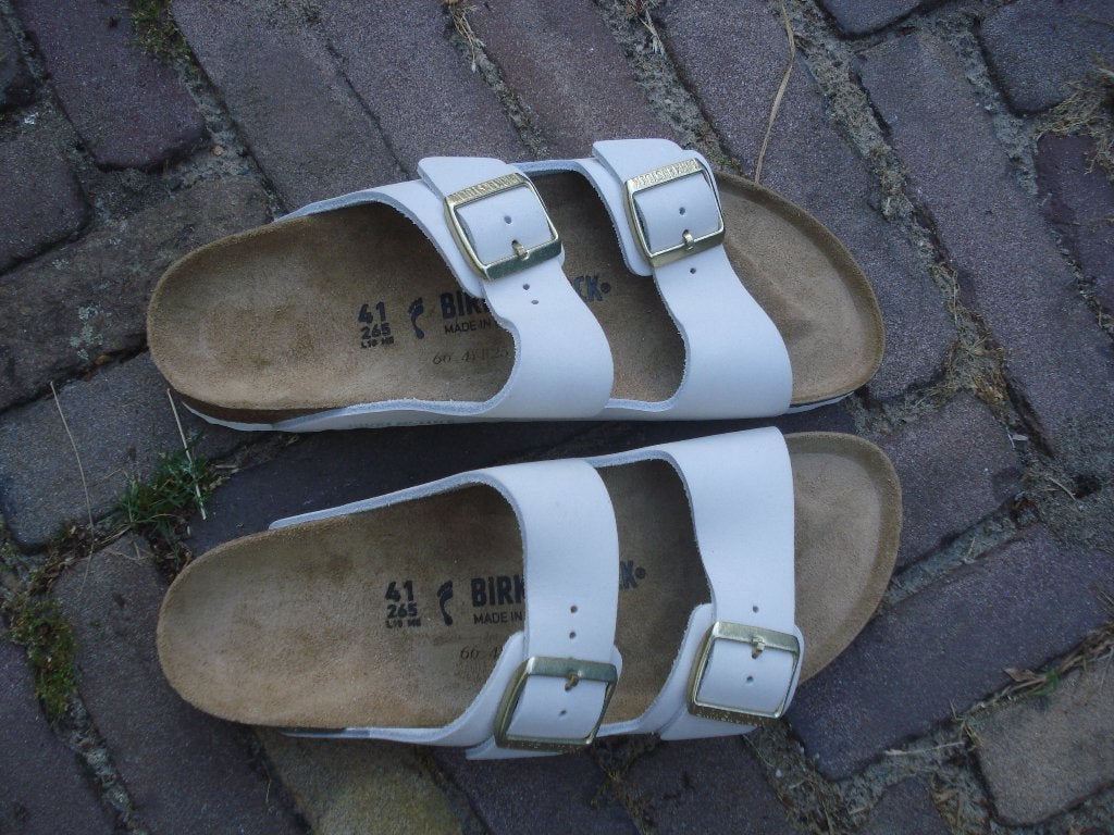 GRATIS VERZENDEN NIEUWE WITTE ARIZONA BIRKENSTOCKS 41