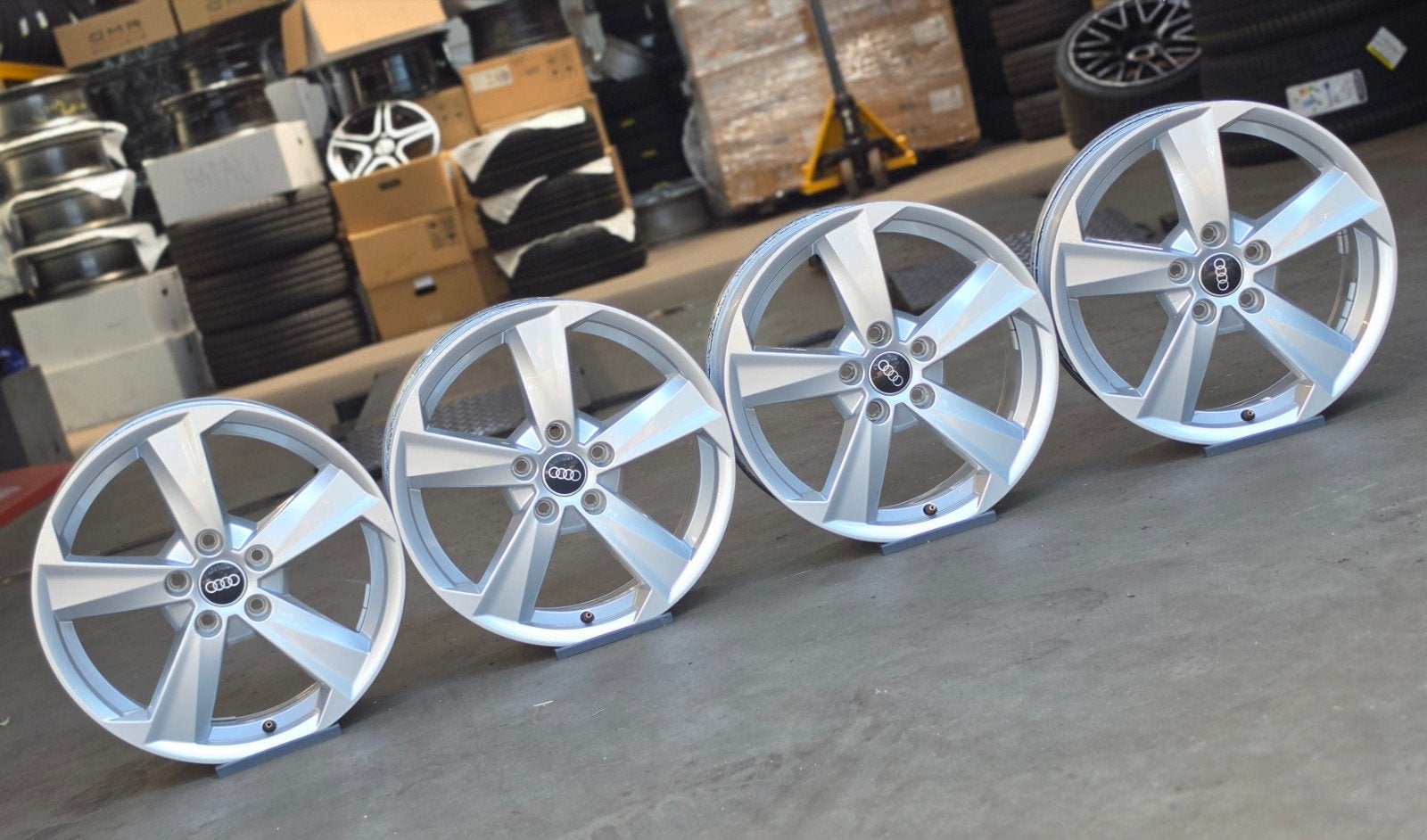 Nette 17" Orig AUDI A3 Q2 TT Velgen 5x112 Caddy Golf Leon, Auto-onderdelen, Banden en Velgen, Audi, Gebruikt, Velg(en), 17 inch