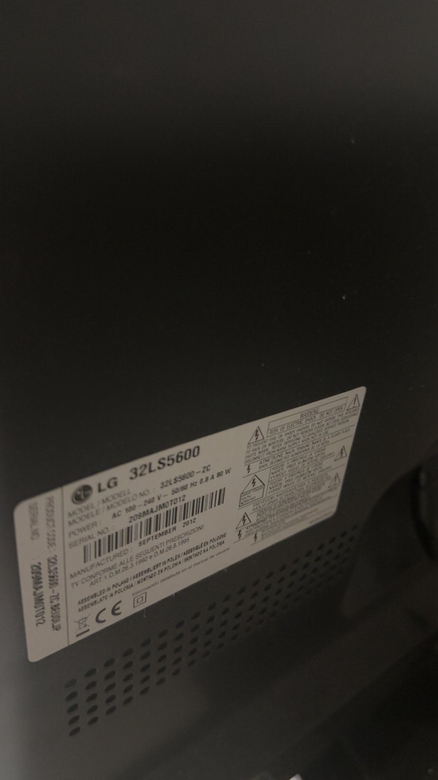 LG 32 inch Full HD TV, Ophalen of Verzenden, Zo goed als nieuw, 50 Hz, LG