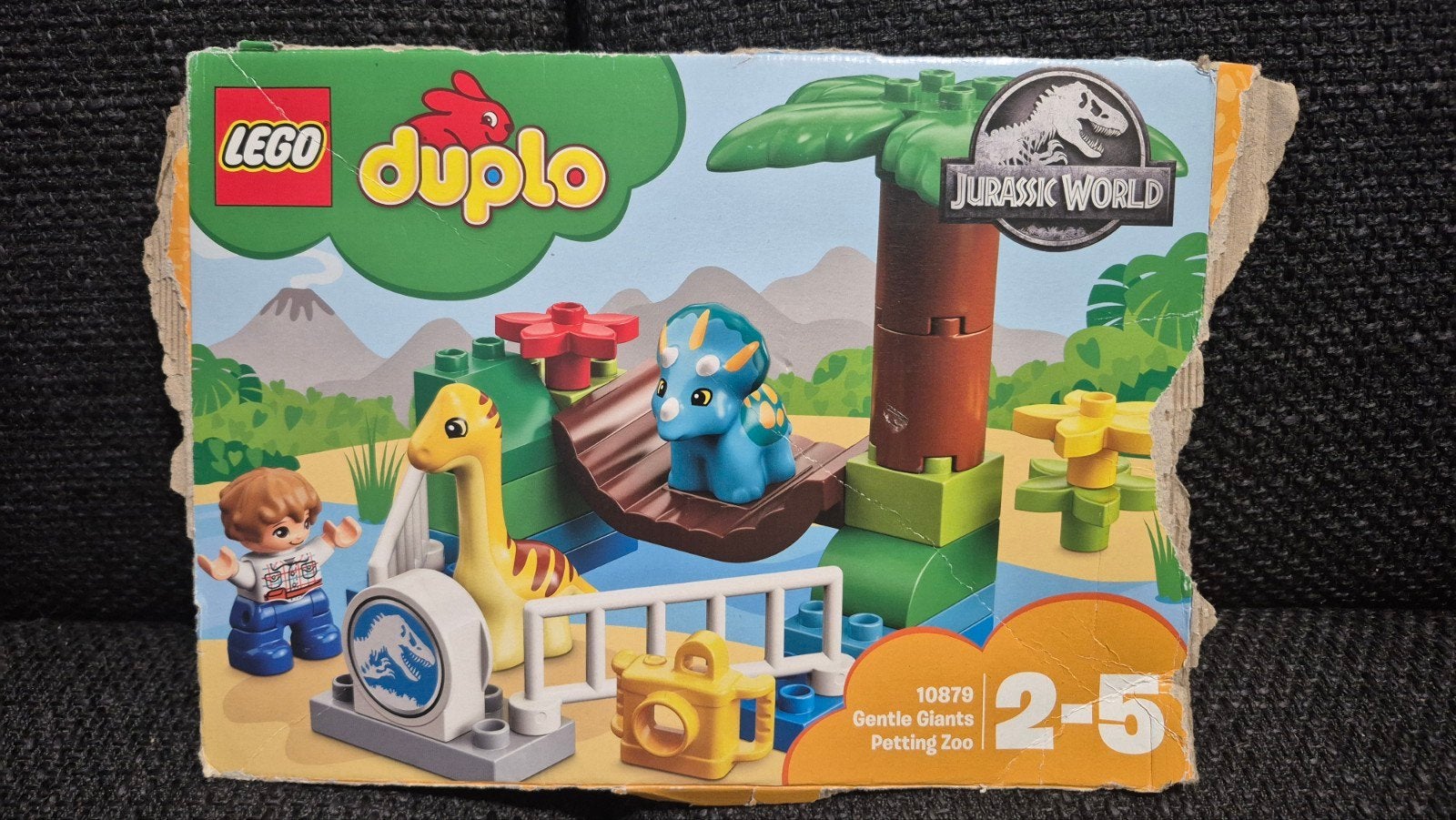 LEGO Duplo Jurassic World 10879 Gentle Giants Petting Zoo, Kinderen en Baby's, Ophalen, Gebruikt, Jurassic World, Inclusief instructies