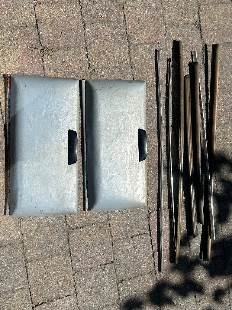 Sierlijsten deur Mercedes Heckflosse W111 W110, Auto-onderdelen, Ophalen of Verzenden, Gebruikt, Mercedes-Benz