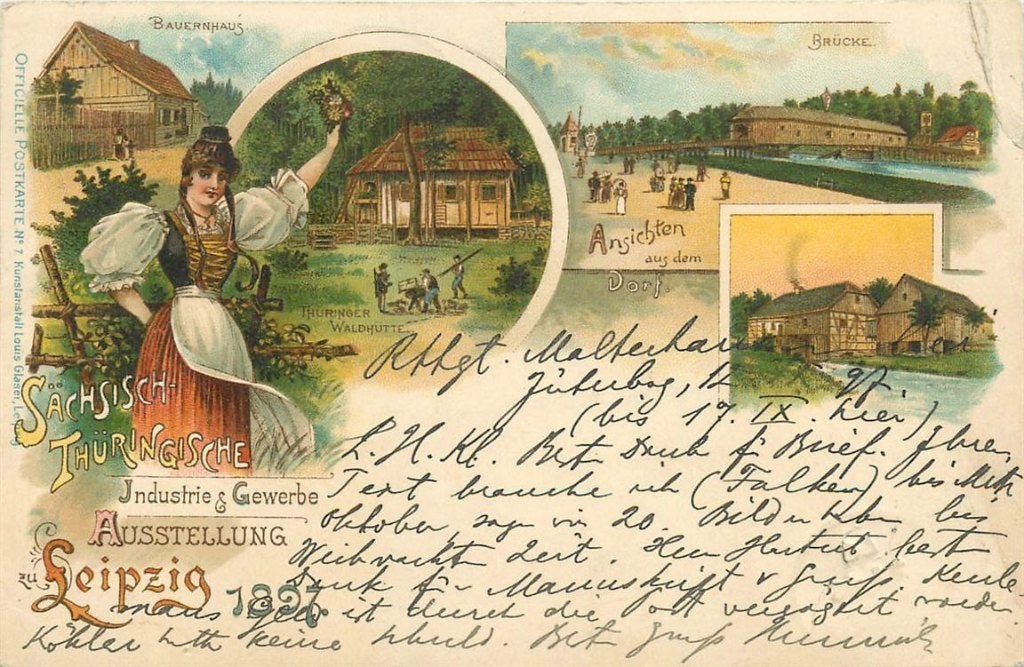 379-148-039 Leipzig, Ophalen of Verzenden, Voor 1920, Duitsland