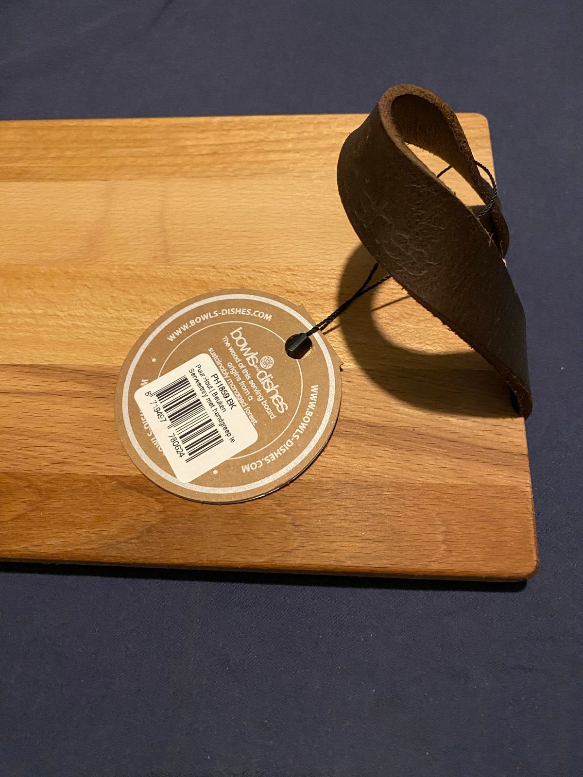Nieuwe Borrelplank met prijskaartje, Hout, Snij-/serveerplank, Nieuw, Ophalen of Verzenden