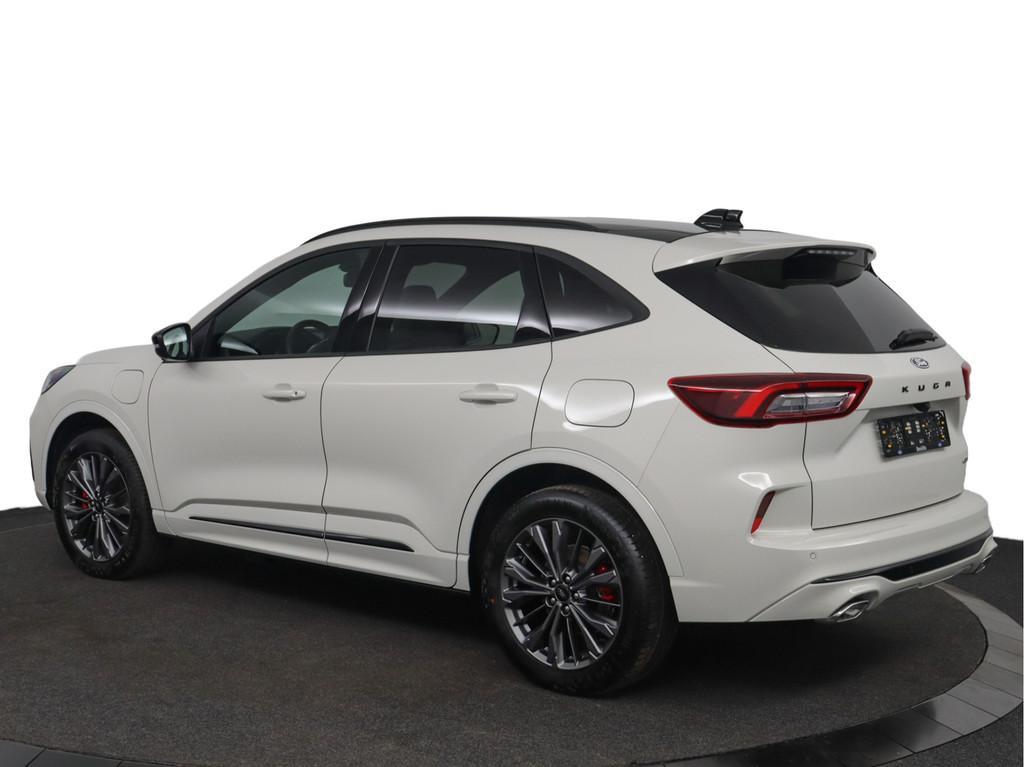 Ford Kuga 2.5 PHEV 243pk Sound Edition | Adapt. Cruise | Tre, Auto's, Ford, 14 kWh, Zwart, 4 cilinders, Leder en Stof