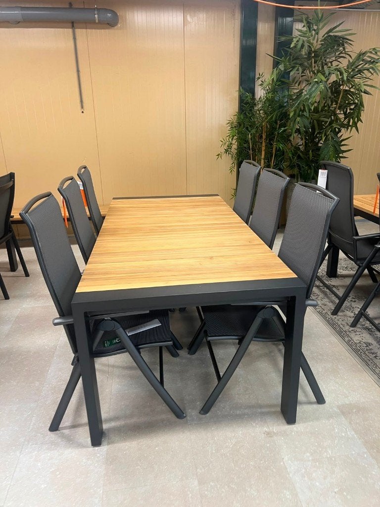 Capri Rialto Tuinset | Uitschuifbaar | Showroommodel, Tuin en Terras, Tuinsets en Loungesets, Ophalen, Gebruikt, 6 zitplaatsen