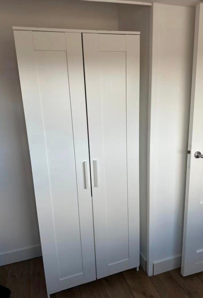 3x Brimnes kledingkast 2 doors wardrobe Ikea wit, Huis en Inrichting, Kasten | Kledingkasten, Ophalen, 100 tot 150 cm, Zo goed als nieuw