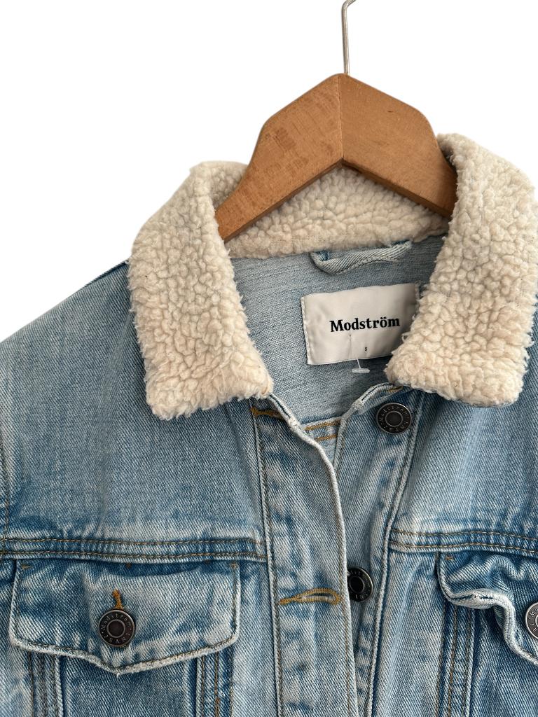 Modstrom spijkervest S, Kleding | Dames, Blauw, Ophalen of Verzenden, Zo goed als nieuw