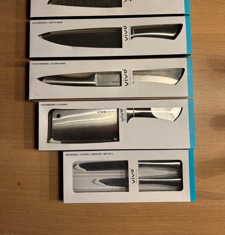 Villeroy & Boch Vivo messen koksmes, hakmes, Overige typen, Nieuw, Ophalen of Verzenden, Overige stijlen