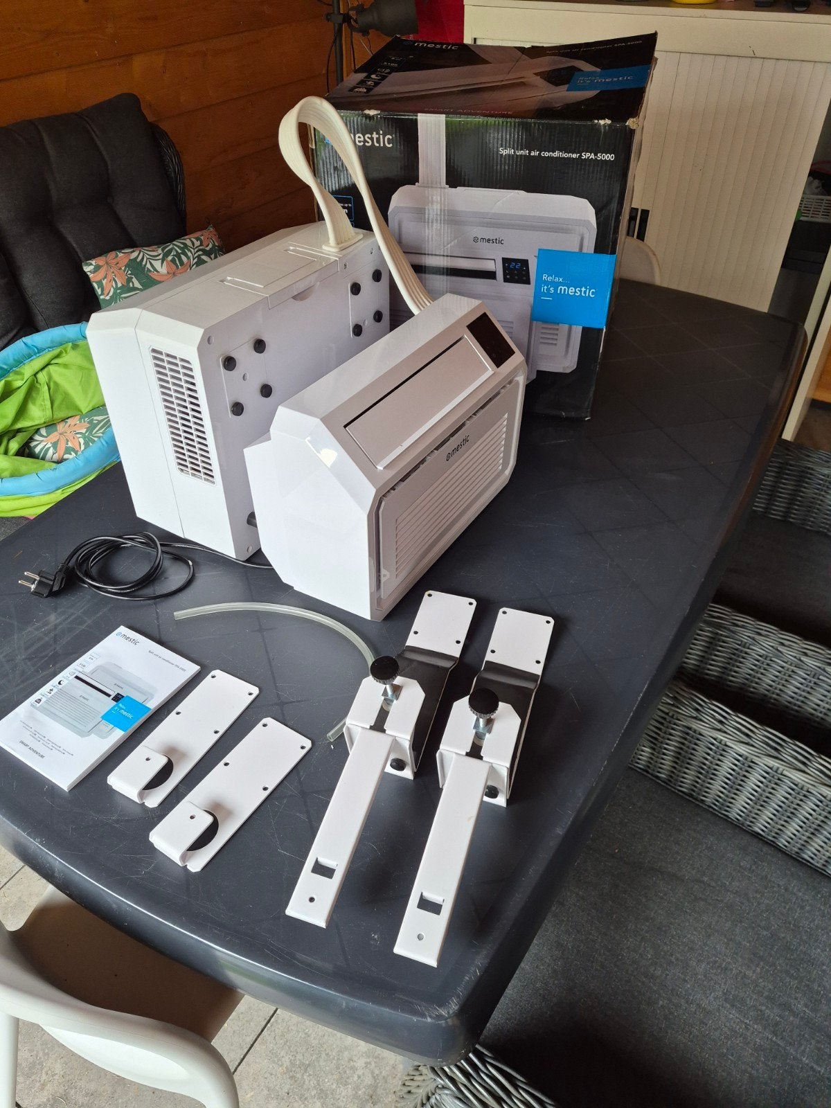 Mestic SPA-5000 Split Unit caravan Airco met aankoopbon, Ophalen, Mobiele airco, Minder dan 60 m³, 3 snelheden of meer