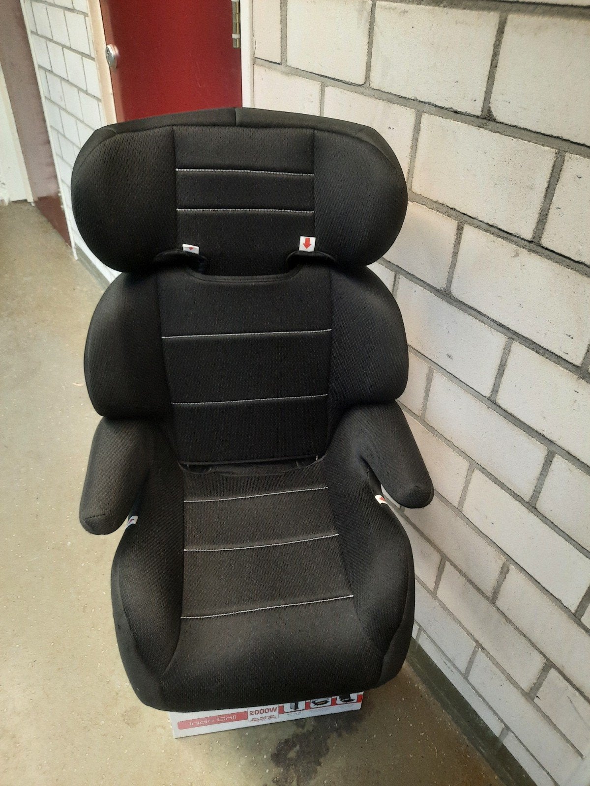 Zwarte autostoel met verstelbare rugleuning, 15 t/m 36 kg, Verstelbare rugleuning, Ophalen, Overige merken