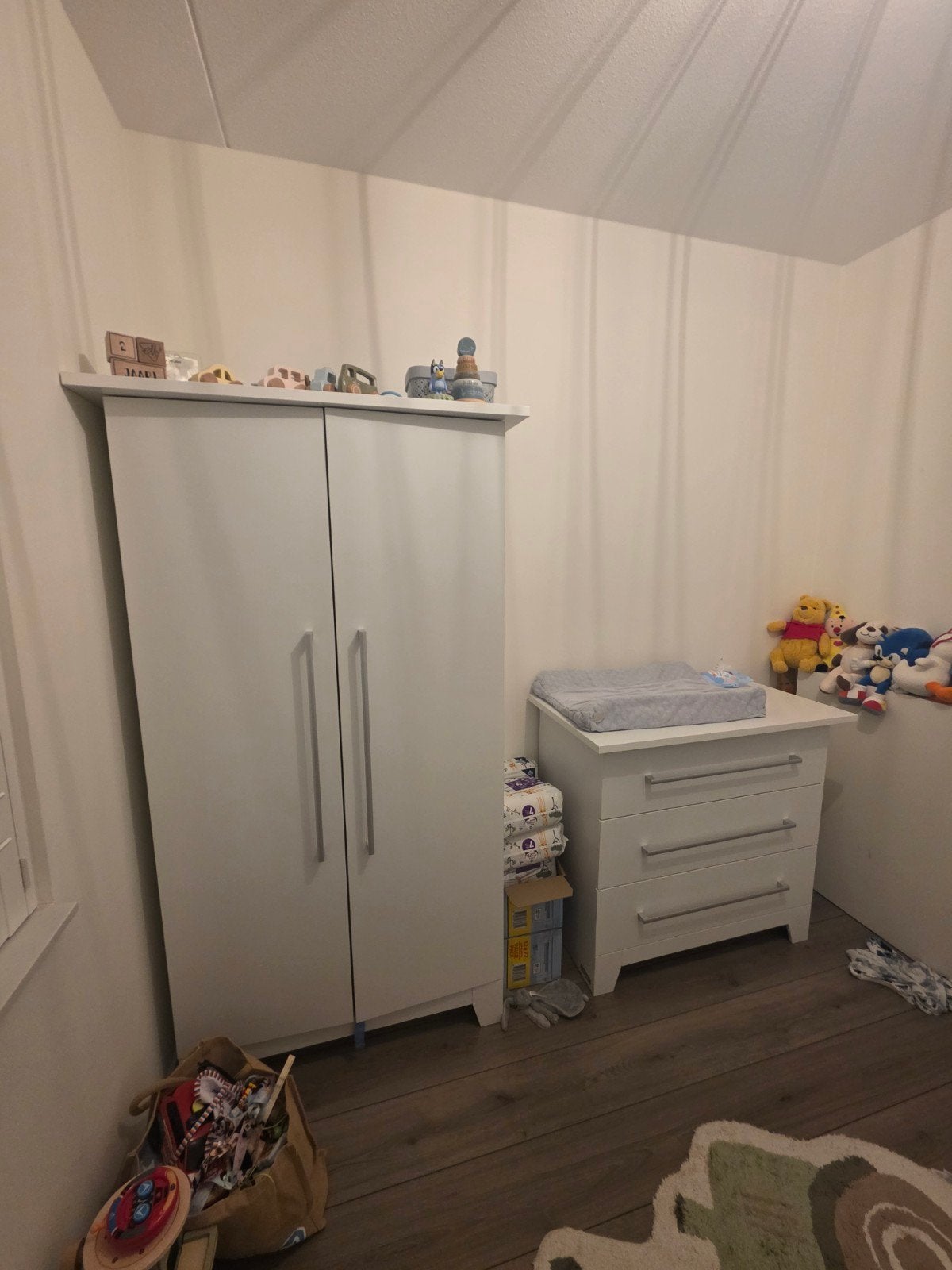 Complete Babykamer Rio Interbaby - Wit, Ophalen, Zo goed als nieuw, Jongetje of Meisje