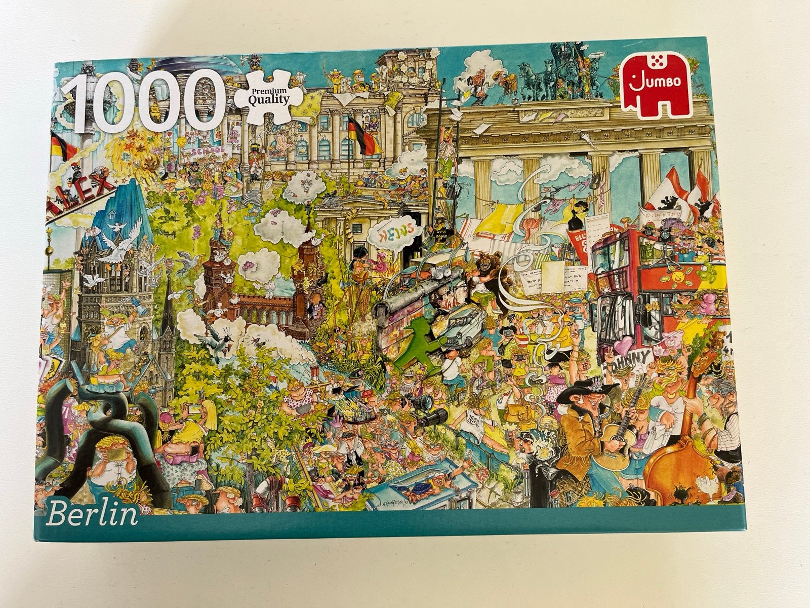 Jumbo Legpuzzel Berlijn 1000 stukjes, Ophalen of Verzenden, 500 t/m 1500 stukjes, Zo goed als nieuw, Legpuzzel