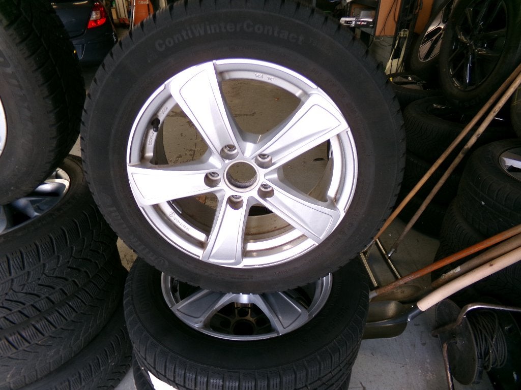 wielset lm velgen banden 16inch vw seat audi skoda, Ophalen, Gebruikt, 16 inch, Banden en Velgen