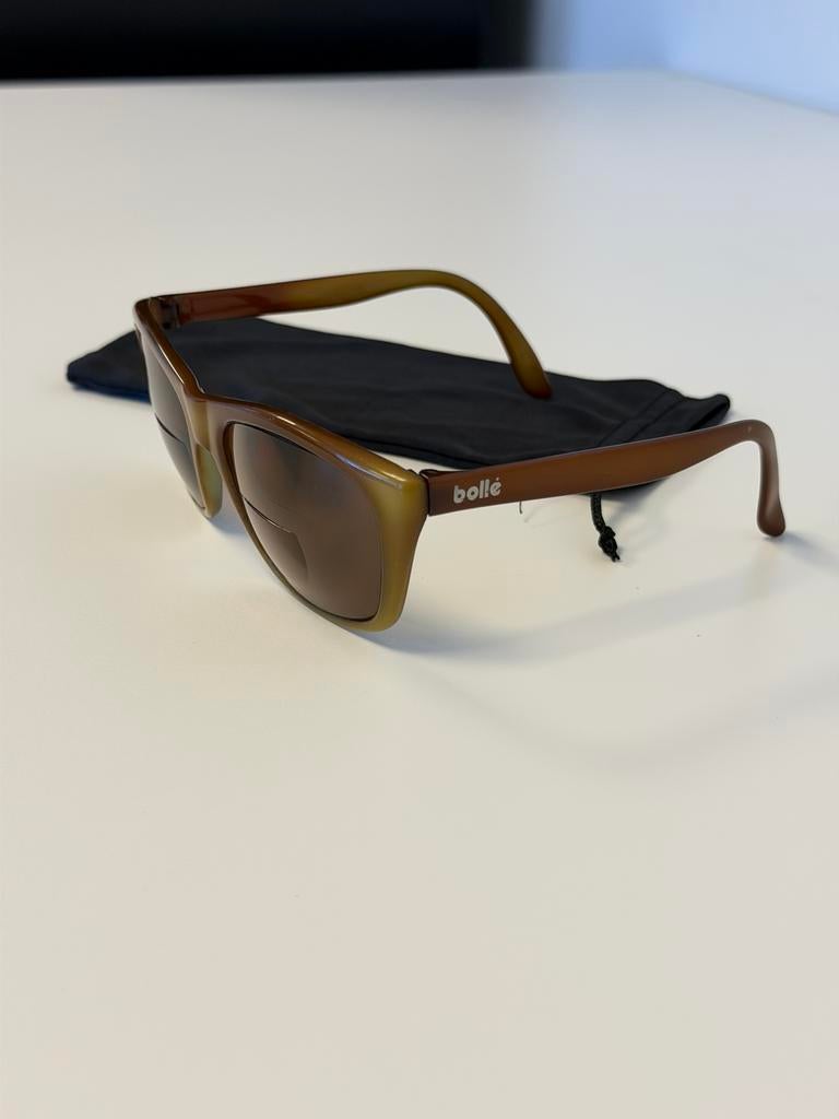 Vintage Bollé Zonnebril - Frame FRANCE Retro Bruin uniseks, Overige merken, Zonnebril, Bruin, Ophalen of Verzenden