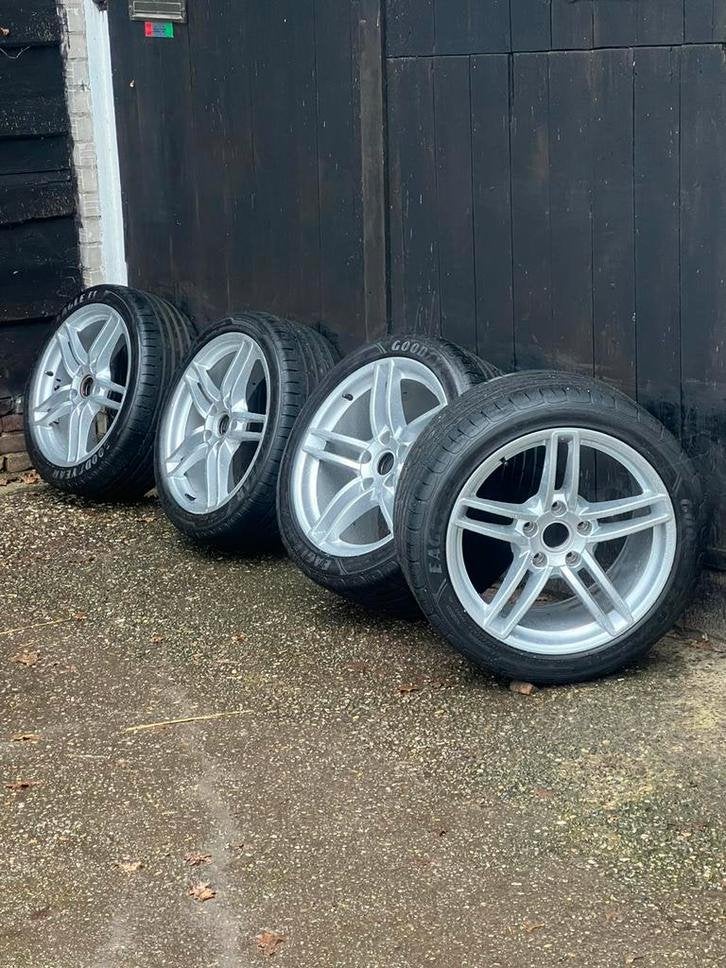 Originele Porsche 911 991 997 996 velgen 5x130 breedset 19?, Auto-onderdelen, Banden en Velgen, Gebruikt, 295 mm, Banden en Velgen