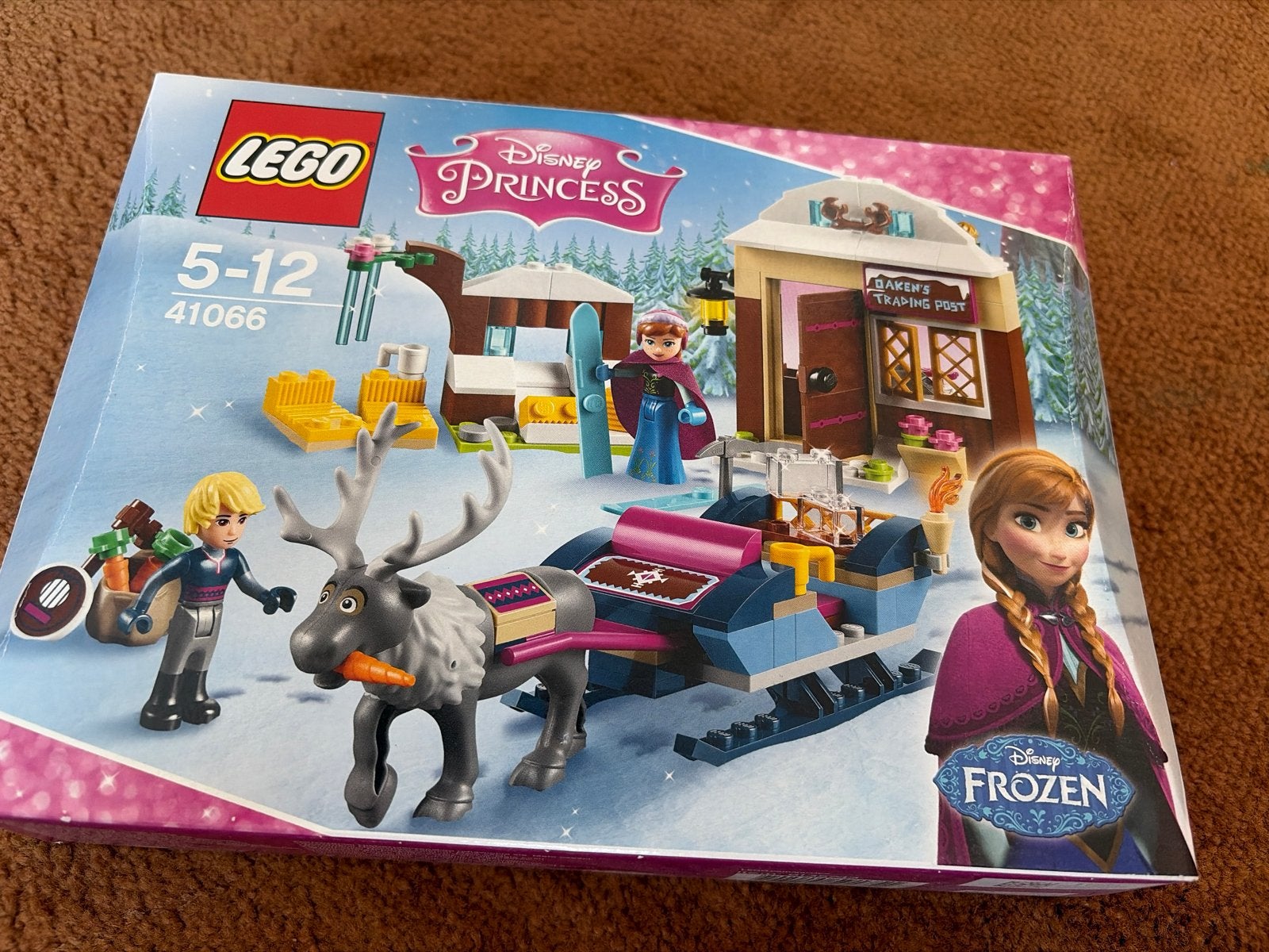 LEGO Disney Princess Frozen Anna's Sneeuwavontuur 41066, Gebruikt, Lego, Ophalen of Verzenden, Compleet
