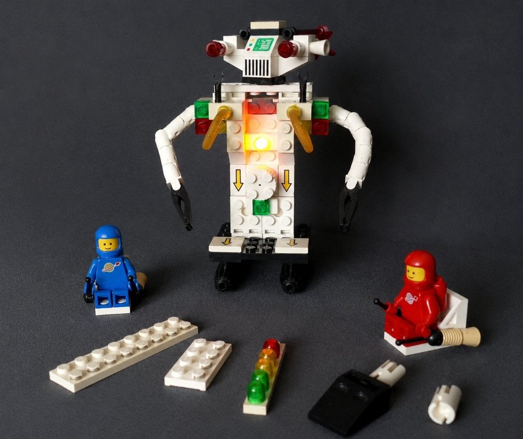 Zeer zeldzaam: Lego 6750 Sonic robot, Gebruikt, Lego, Space, Complete set