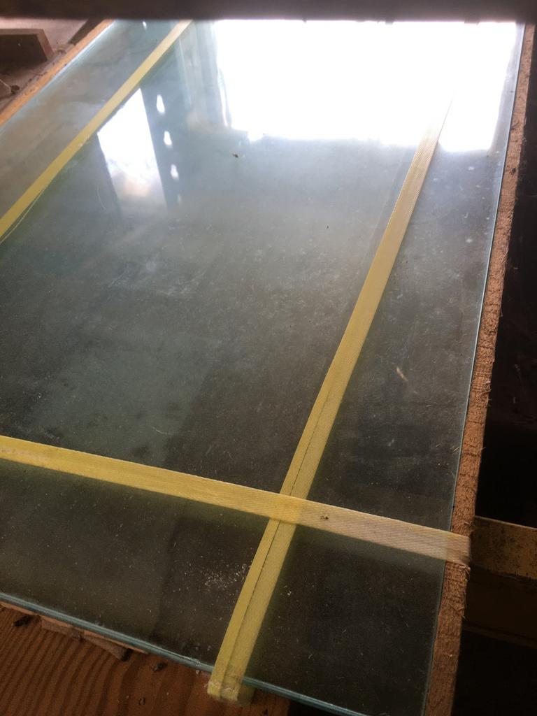Bingo Glaspaat en slot 101,5X53,3 cm., Verzamelen, Automaten | Flipperkasten, Overige merken, Elektronisch, Overige typen, Nieuw