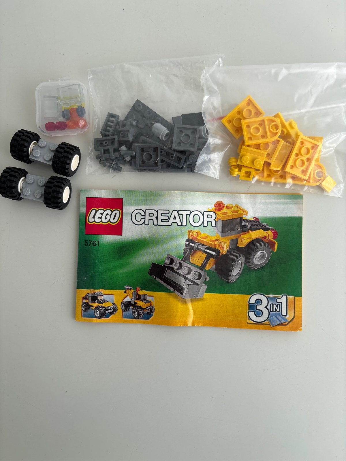 LEGO Creator 5761 Mini Graafmachine 3-in-1, Ophalen of Verzenden, Zo goed als nieuw