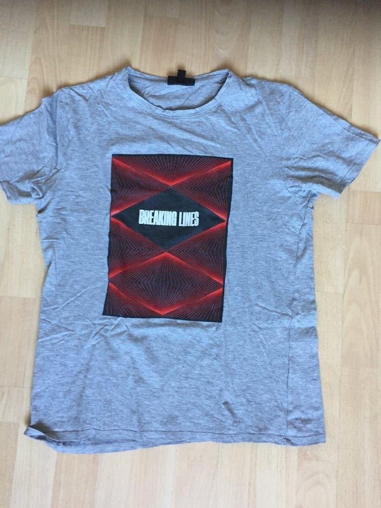 Shirt korte mouw grijs SMOG M Newyorker New Yorker, Kleding | Heren, Maat 48/50 (M), Zo goed als nieuw, Grijs, Smog