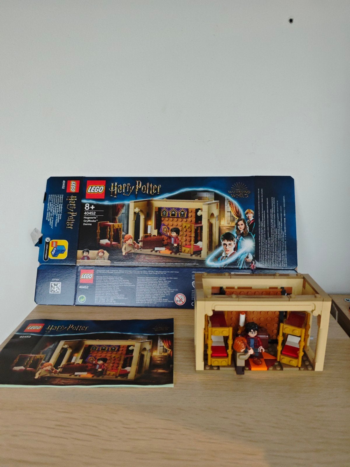 Lego Harry Potter 40452 Zweinstein Griffoendor Slaapzaal, Lego, Harry Potter, Ophalen of Verzenden, Zo goed als nieuw