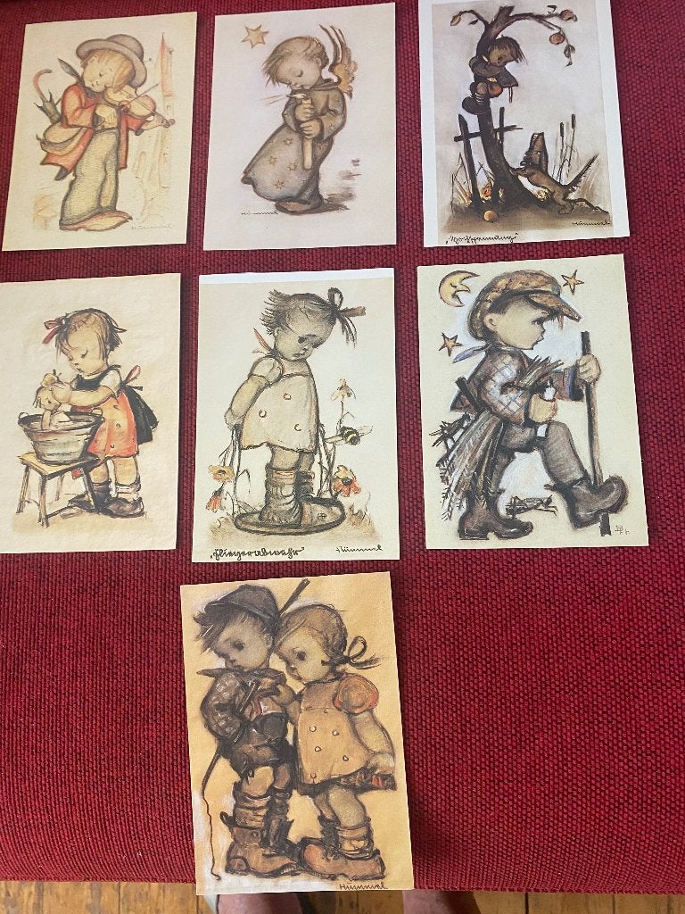 Hummel kaarten, Verzenden, Zo goed als nieuw, Overige thema's, Blanco kaart of Basiskaart