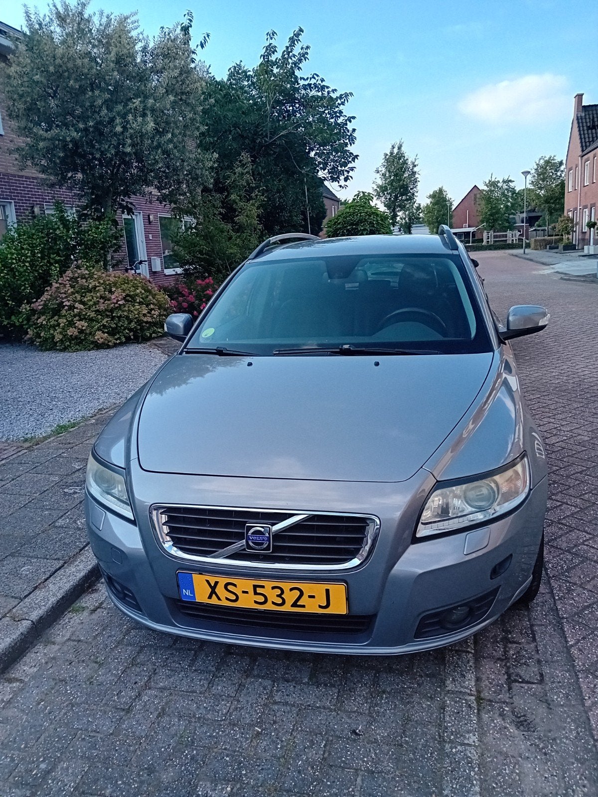 Volvo V50 1.8 Flexifuel 2008 Grijs, Auto's, Voorwielaandrijving, 125 pk, 1280 kg, 4 cilinders