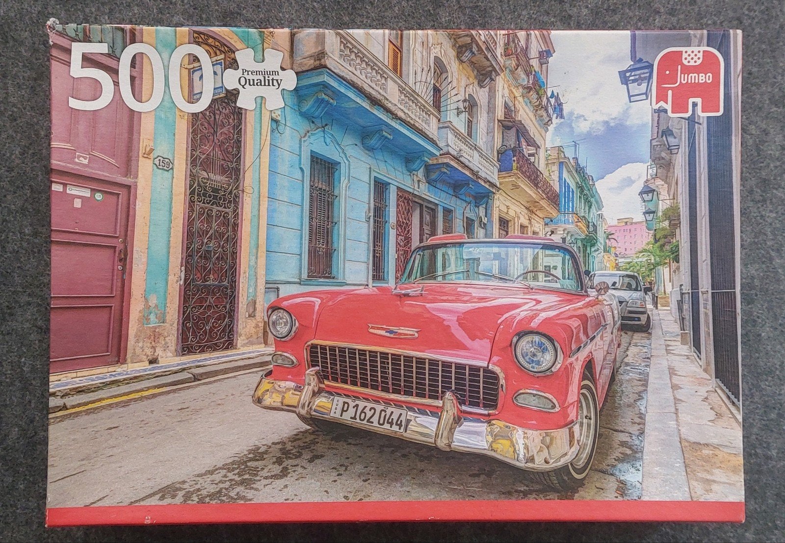 Jumbo puzzel van Cuba auto Chevrolet 500 stukjes, Ophalen of Verzenden, 500 t/m 1500 stukjes, Gebruikt