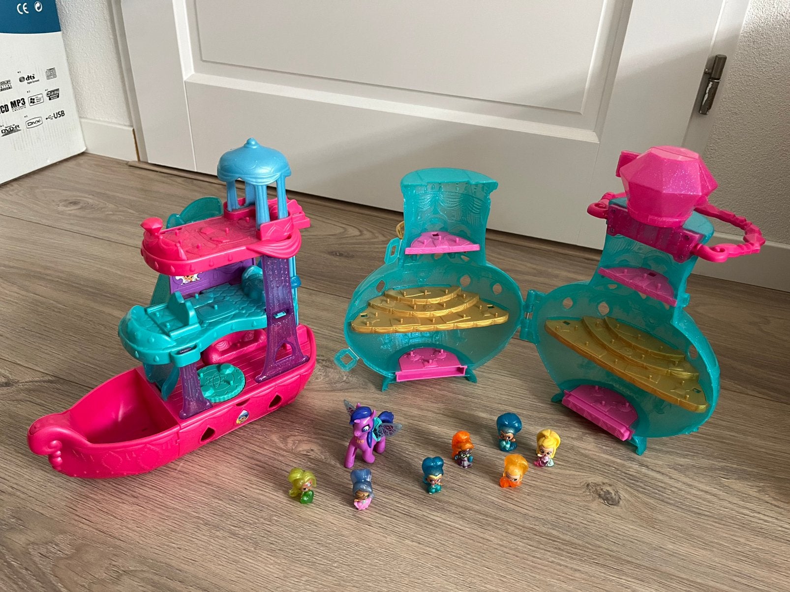 Fisher price shimmer en shine, Ophalen of Verzenden, Zo goed als nieuw, Speelset