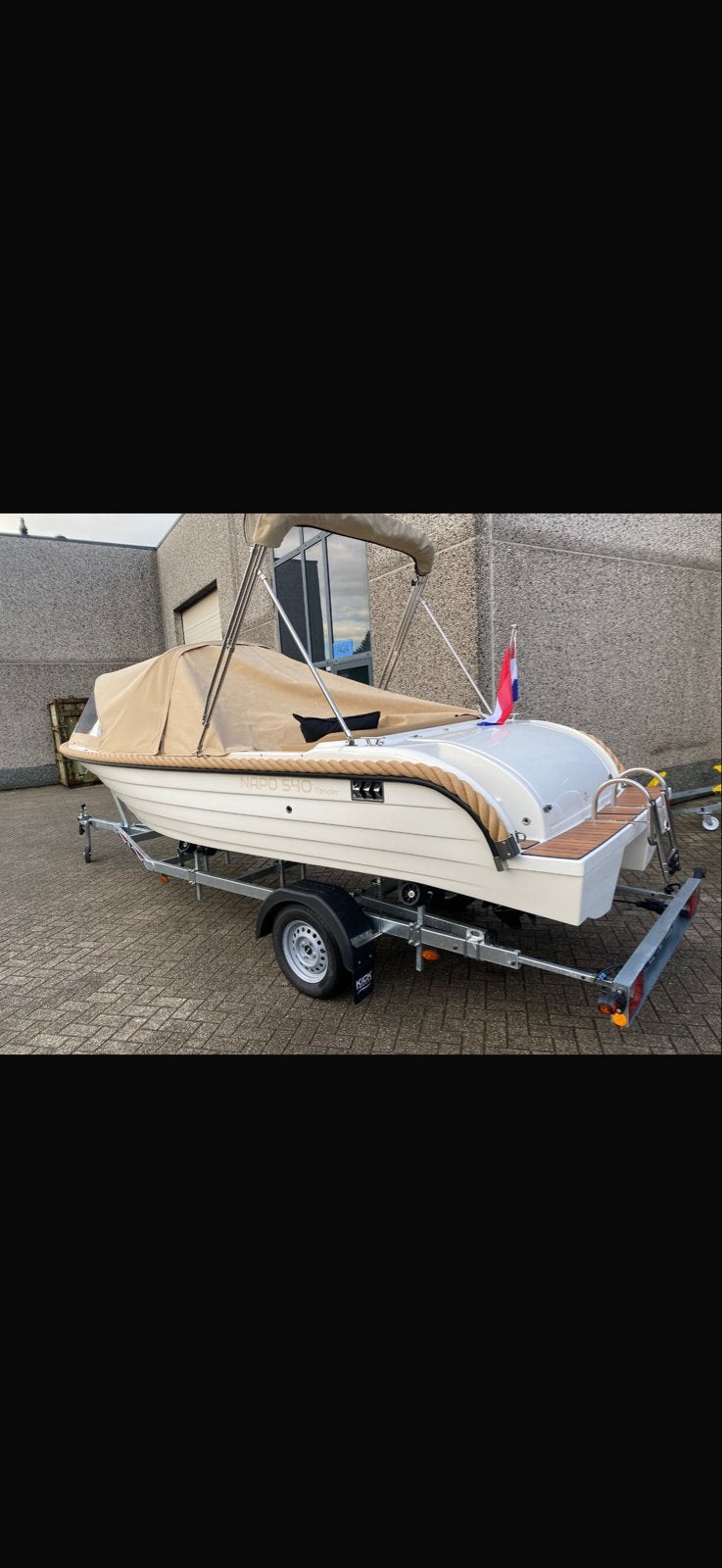 Nieuwe Napu 540 Tender Sloep met Trailer, Overige merken, Tender, Buiskap, Ophalen of Verzenden