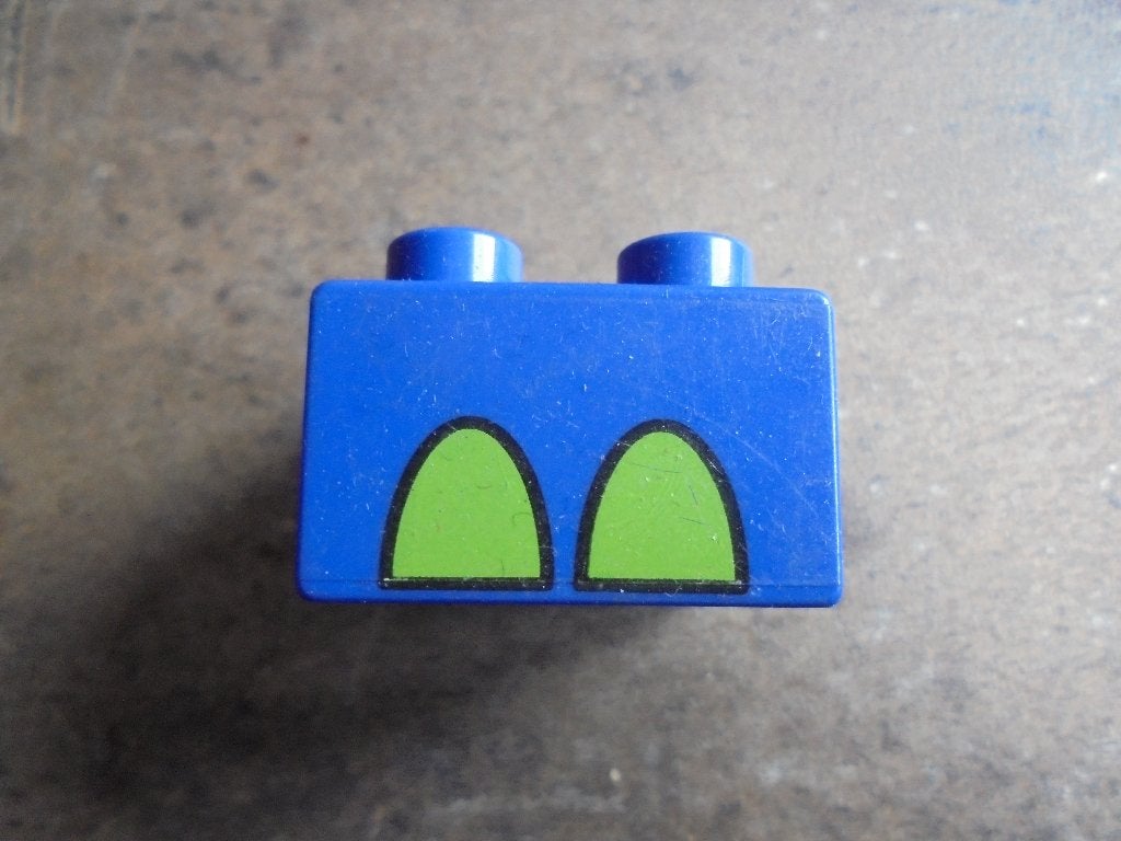 Lego Duplo Brick 2x2 (zie foto's), Ophalen of Verzenden, Gebruikt, Losse stenen, Duplo