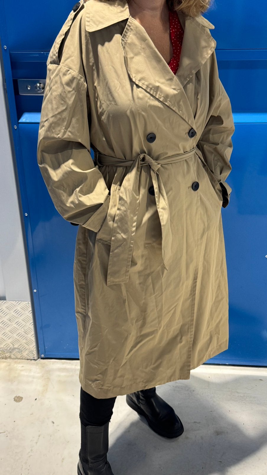 Zara regenjas, 1x gedragen, Ophalen of Verzenden, Zo goed als nieuw, Maat 38/40 (M), Beige