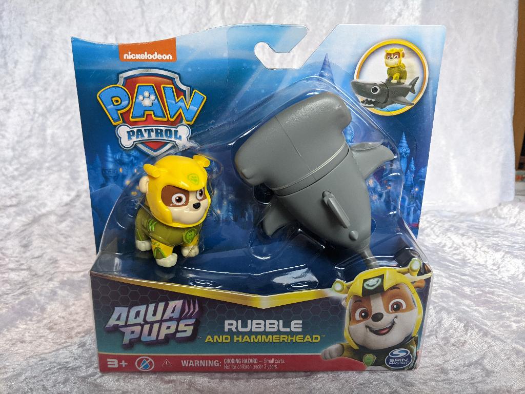 Nieuw Rubble en hamerhaai, Paw Patrol, Aqua pups, hammerhaai, Ophalen of Verzenden, Nieuw