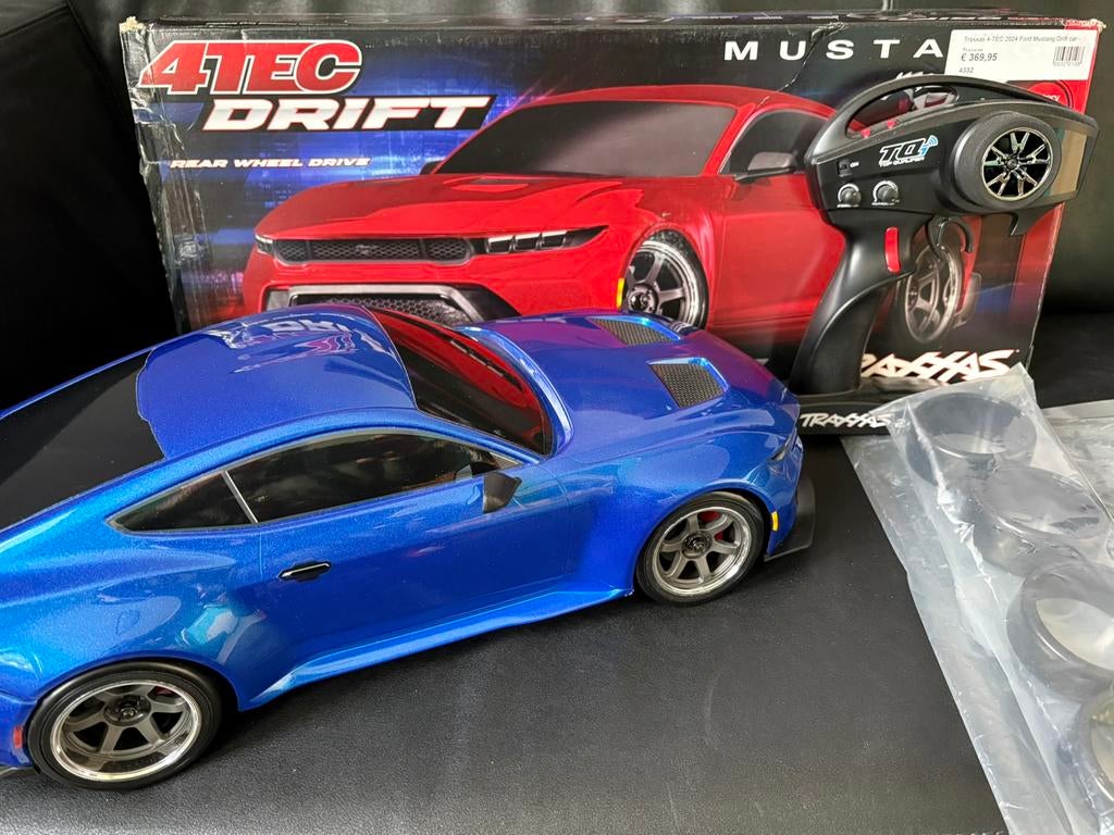 Traxxas 4-TEC Ford Mustang Drift, Overige merken, Auto, Groter dan 1:32, Ophalen of Verzenden