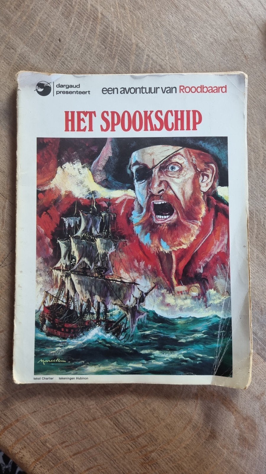 Het Spookschip - Avonturen van Roodbaard (1974), Eén stripboek, Ophalen of Verzenden, Gelezen