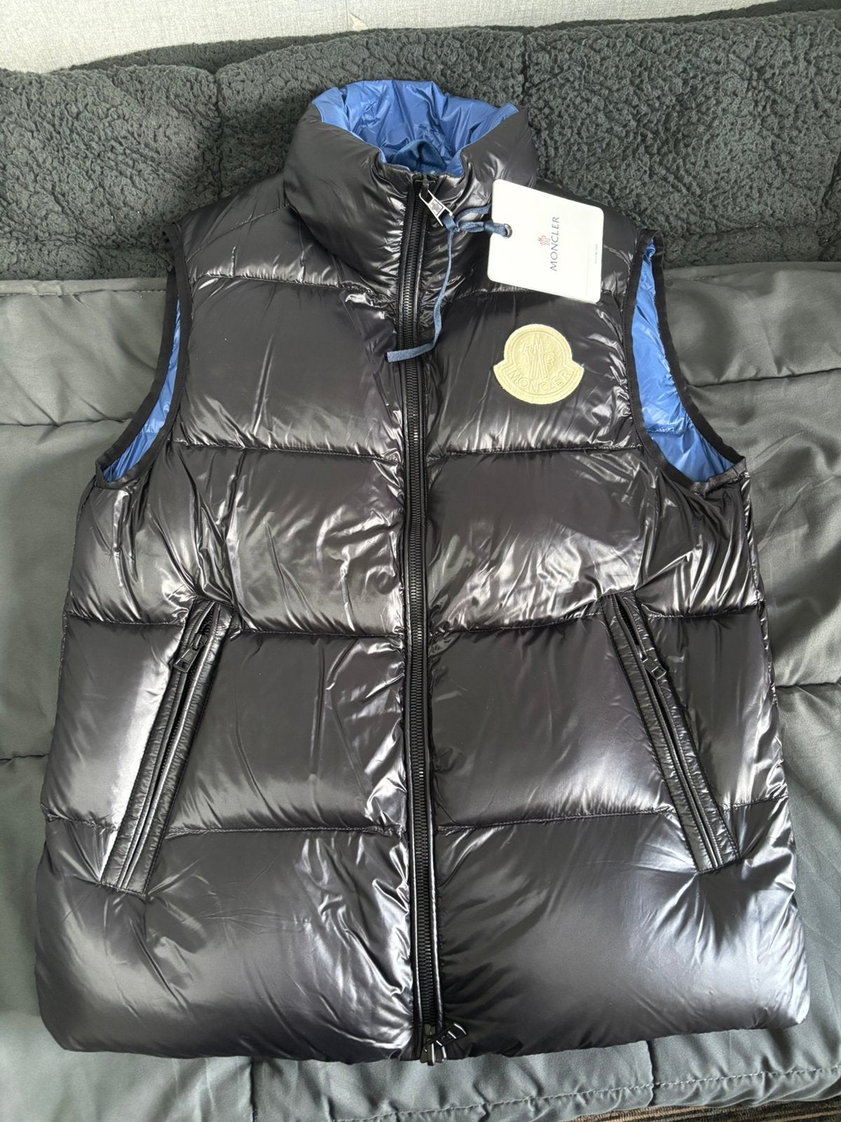 Moncler bodywarmer, Ophalen, Nieuw, Zwart