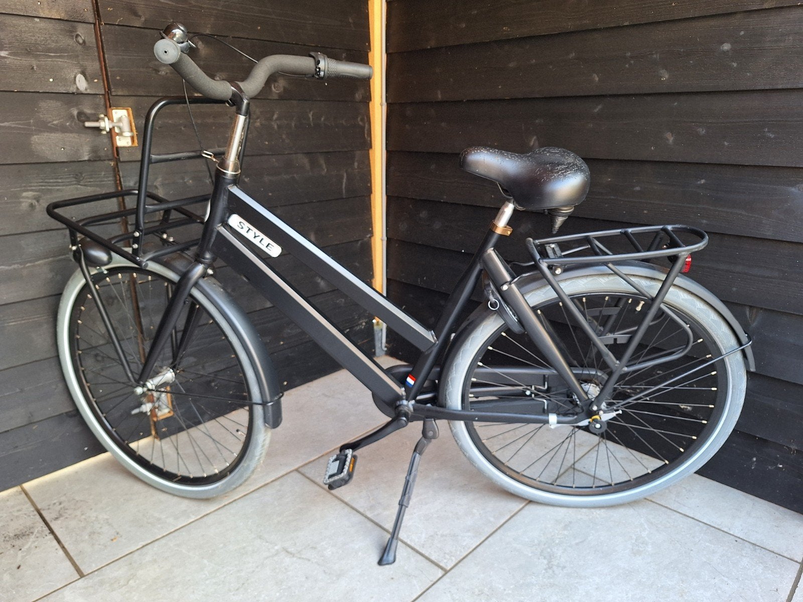 Avalon Style transportfiets - Zwart, Fietsen en Brommers, Fietsen | Dames | Damesfietsen, Terugtraprem, Versnellingen, Zo goed als nieuw