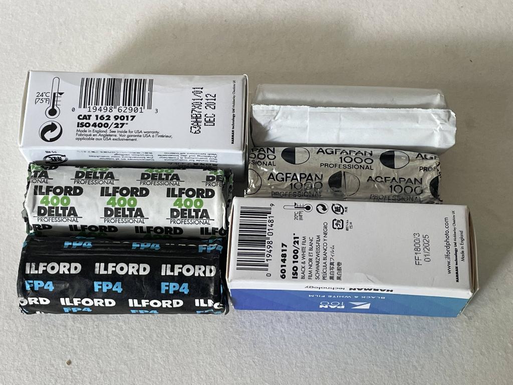 Diverse films oa Ilford, Ophalen of Verzenden, Nieuw