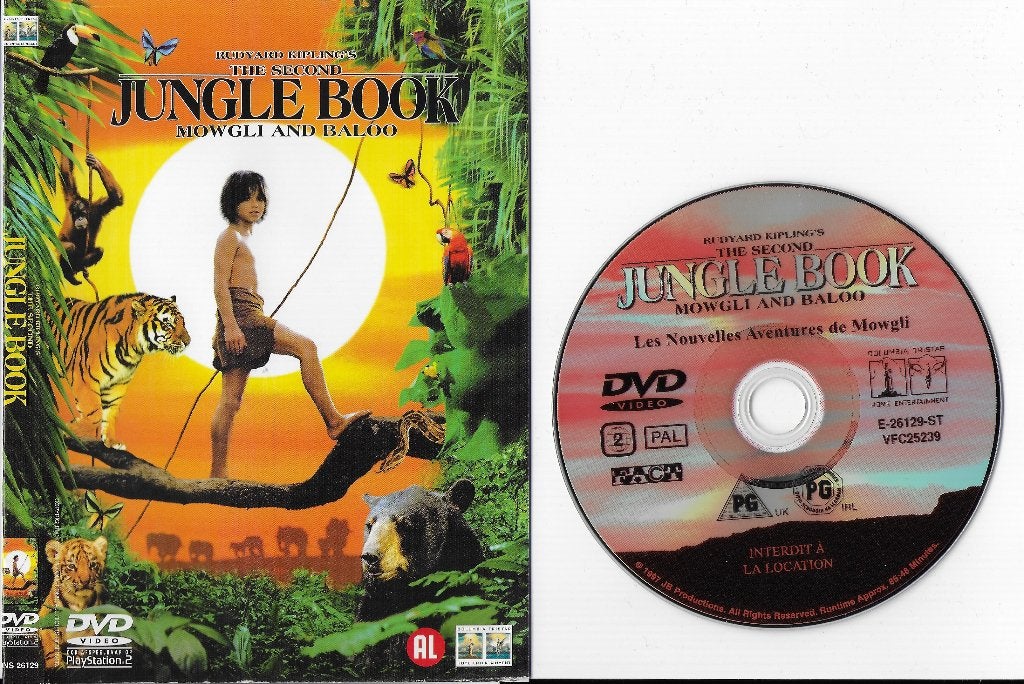 D26 dvd jungle book -- mowgli en baloo, Cd's en Dvd's, Dvd's | Kinderen en Jeugd, Alle leeftijden, Ophalen of Verzenden, Zo goed als nieuw
