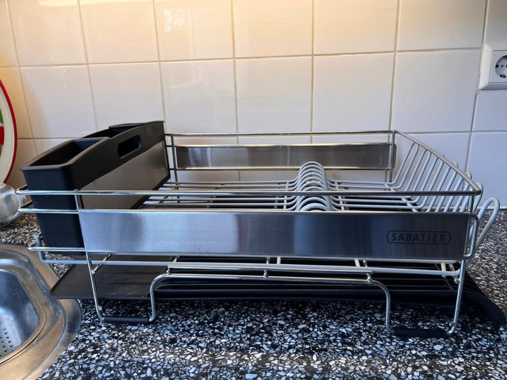 Afwasrek van Sabatier, Huis en Inrichting, Keuken | Keukenbenodigdheden, Zilver, Ophalen of Verzenden, Metaal, Overige merken