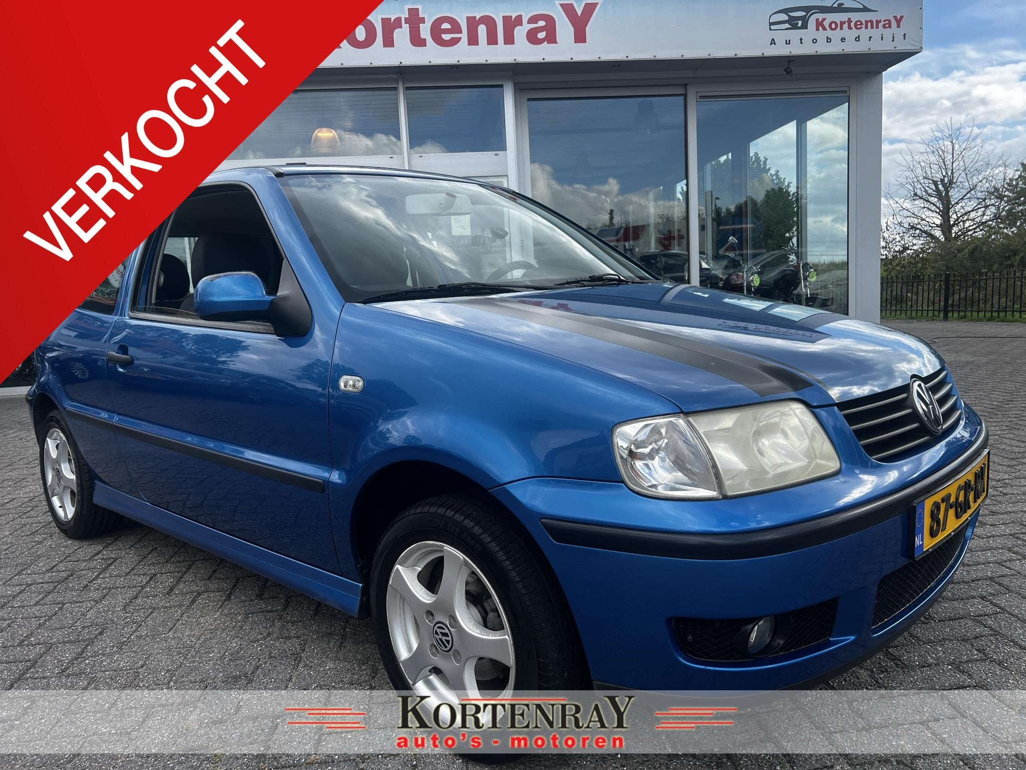 Volkswagen Polo 1.4-16V Comfortline NAP automaat, stuurbekra, Gebruikt, 4 cilinders, Blauw, Bedrijf