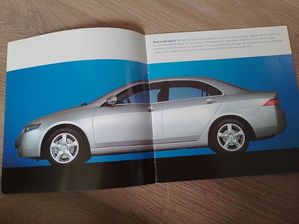 Honda Accord autofolder 2003, Ophalen of Verzenden, Nieuw, Honda