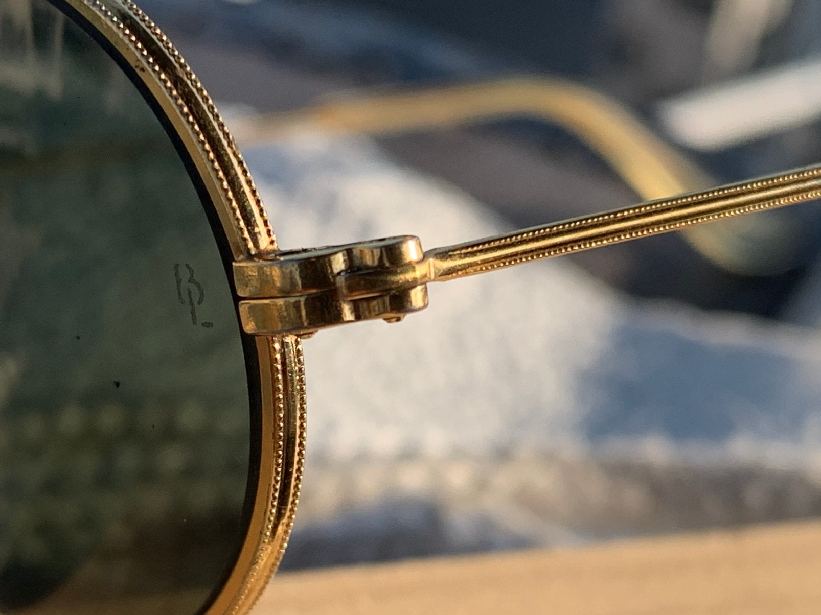 Rayban b&l made usa  24 k verguld  g15 groen echt glas, Sieraden, Tassen en Uiterlijk, Zonnebrillen en Brillen | Heren, Zonnebril