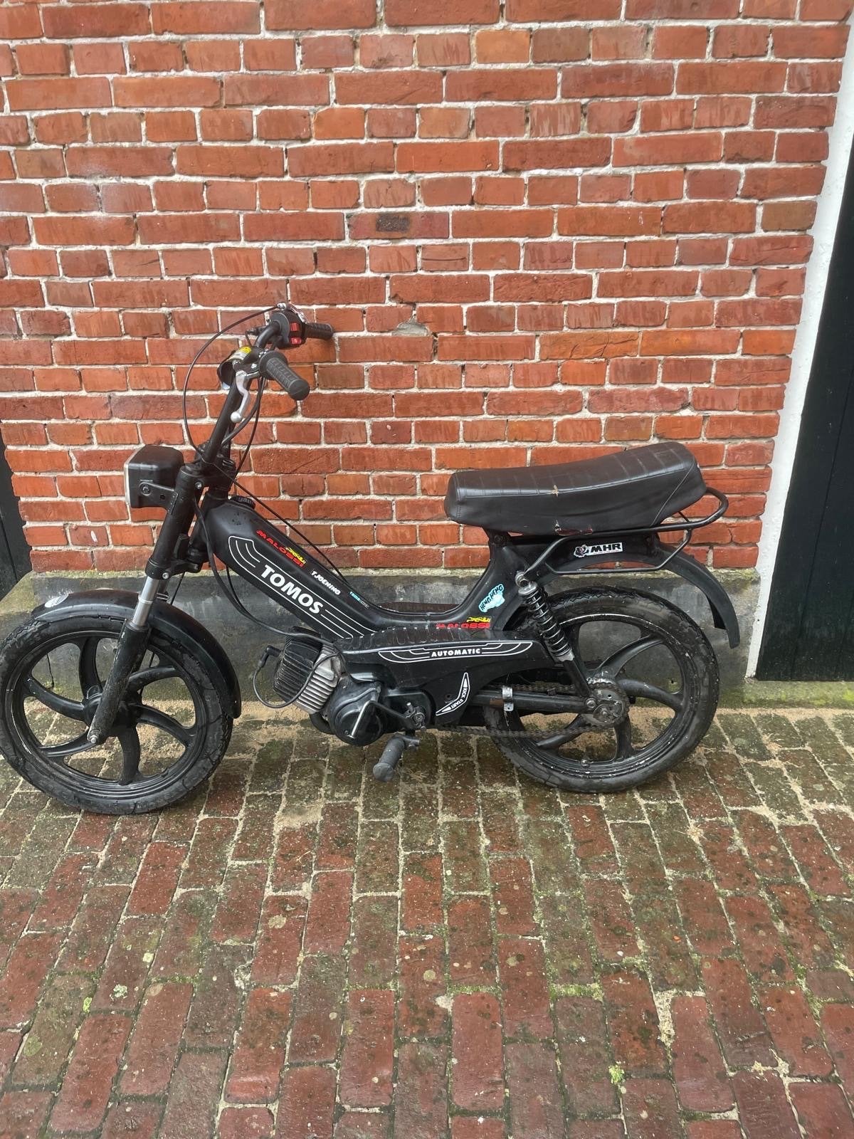 Tomos bromfiets - Zwart, 65cc, goed onderhouden, Fietsen en Brommers, Brommers | Tomos, Ophalen, Gebruikt, Overige modellen