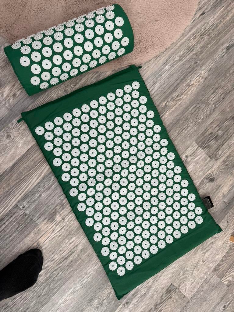 Spijkermat + Kussen (Acupressuur), Ophalen of Verzenden, Zo goed als nieuw, Massagestoel of Kussen