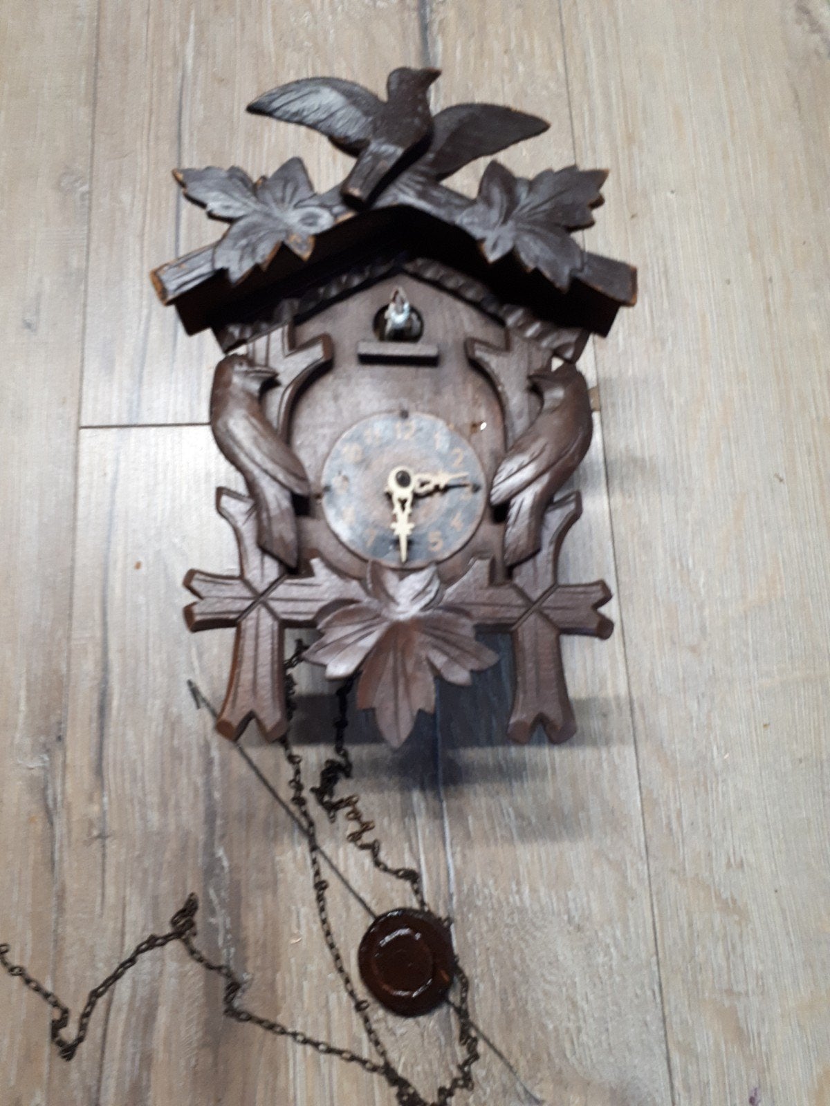 klein koekoeksklokje, Antiek en Kunst, Ophalen of Verzenden