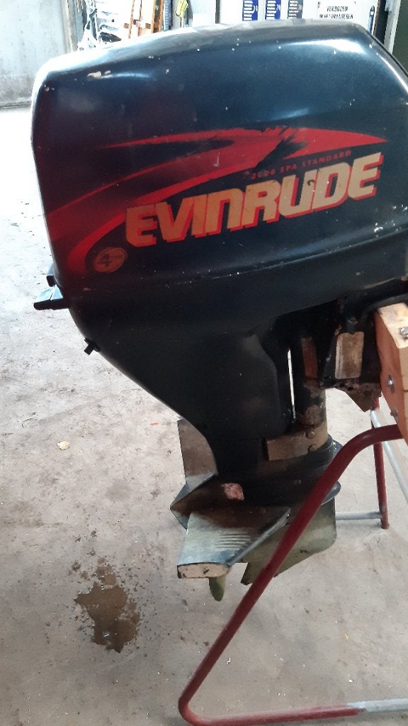 Evinrude 9,9 buitenboordmotor voor sloop. VERKOCHT, Watersport en Boten, Ophalen, Gebruikt, Motor en Techniek, Zeilboot of Motorboot