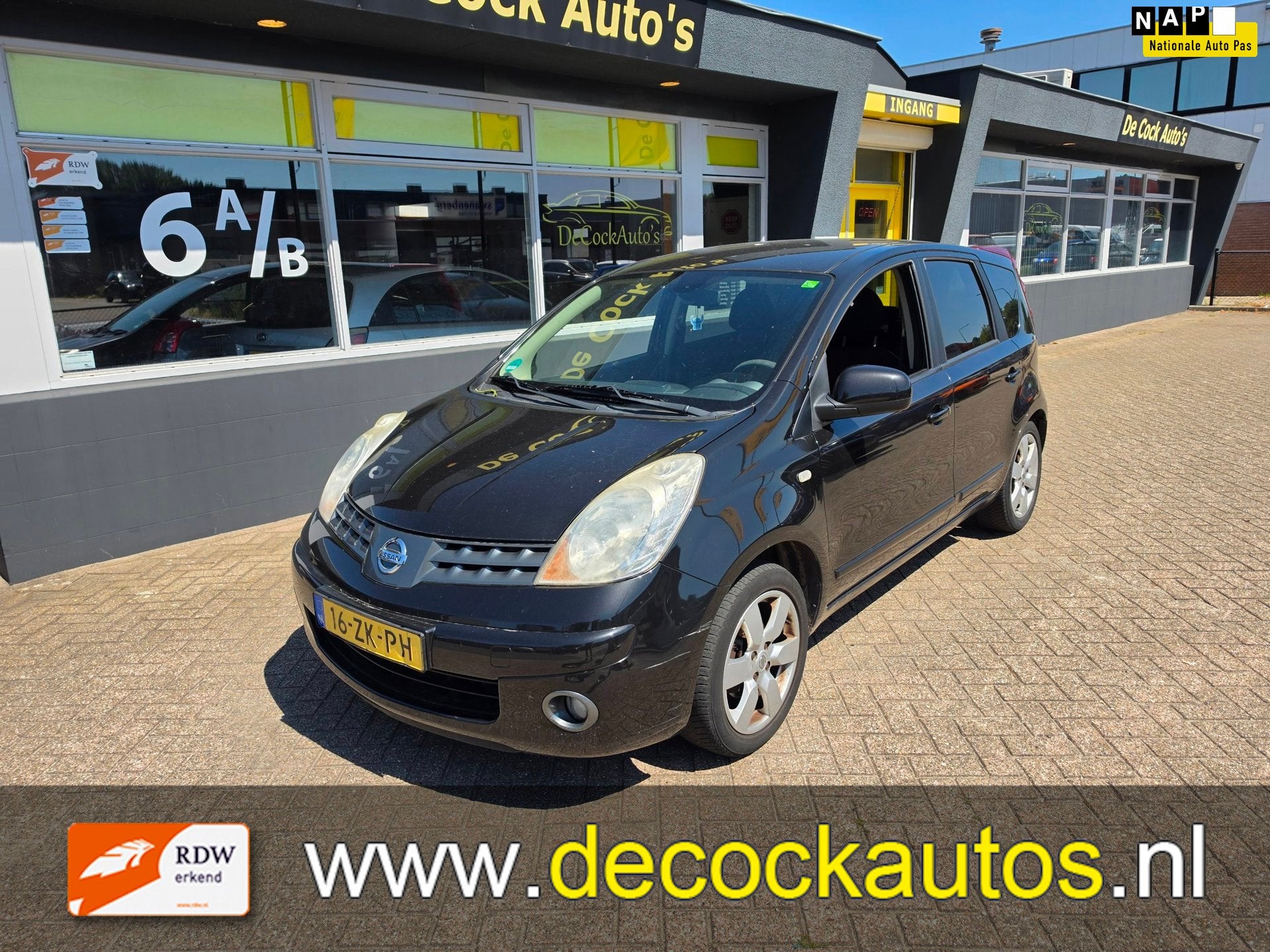 Nissan Note 1.6 Acenta/AIRCO/TREKHAAK, Voorwielaandrijving, 15 km/l, Startonderbreker, 4 cilinders