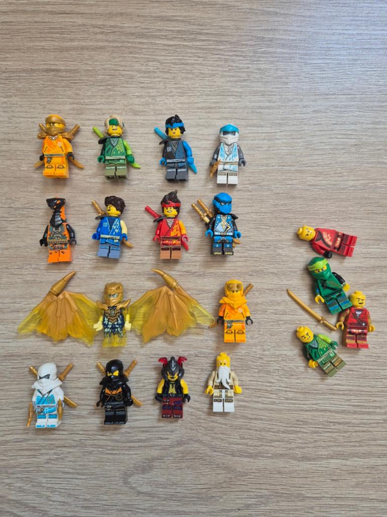 LEGO Ninjago minifiguren lot dragons ninja’s goud, Ophalen of Verzenden